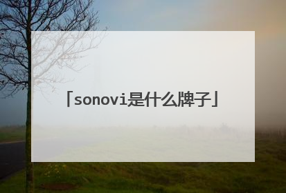 sonovi是什么牌子