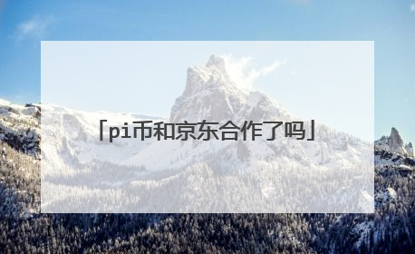 pi币和京东合作了吗