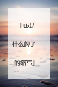 tb是什么牌子的缩写