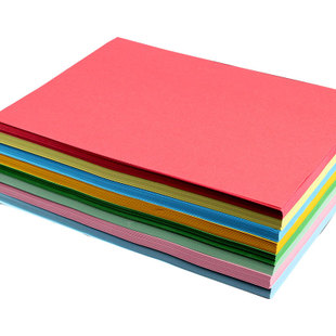贝茜彩色复印纸 A4加厚80g卡纸幼儿园手工折纸100张喷油打印彩纸