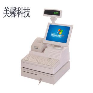 多语言超市收银系统 大商场收银机 条码扫描打印设备 自助收银机