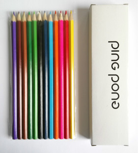 工厂直销彩色铅笔 专业生产木制铅笔工厂oem加工颜色铅笔定做生产