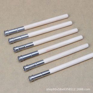 金属铅笔延长器原木杆单头铅笔素描绘画炭笔加长笔套美术用品定制