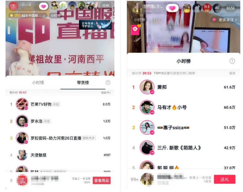 主播带货量透明化！抖音内测“带货榜” 实时显示小店商品销量