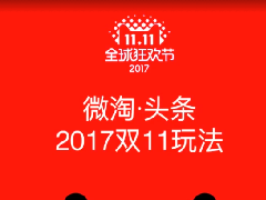 淘宝小二解密双11微淘玩法