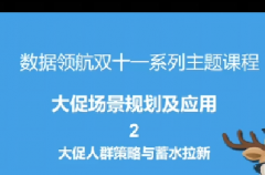 淘宝数据银行-大促人群策略与蓄水拉新