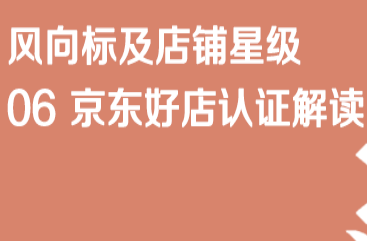 京东仓配客售风向标06京东好店认证解读