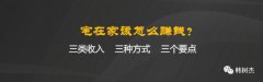 怎么在家就能赚钱（在家增加收入来源的三个方法）
