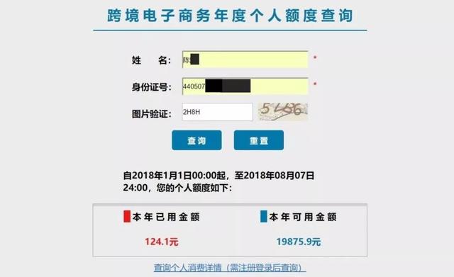 实用贴|快来查查你的跨境电商个人额度用了多少!
