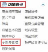 淘宝子账号怎么设置权限（子账号权限设置方法）