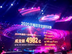 2020双十一淘宝成交量（双十一淘宝销售额数据统计）