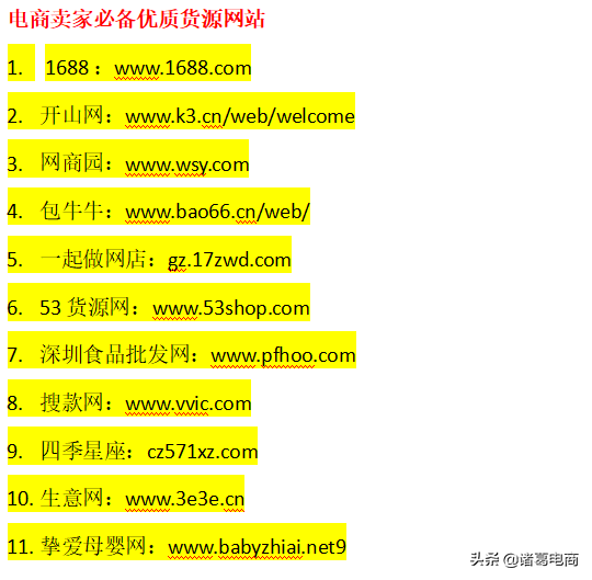 做电商,你不知道在哪进货?一件代发?